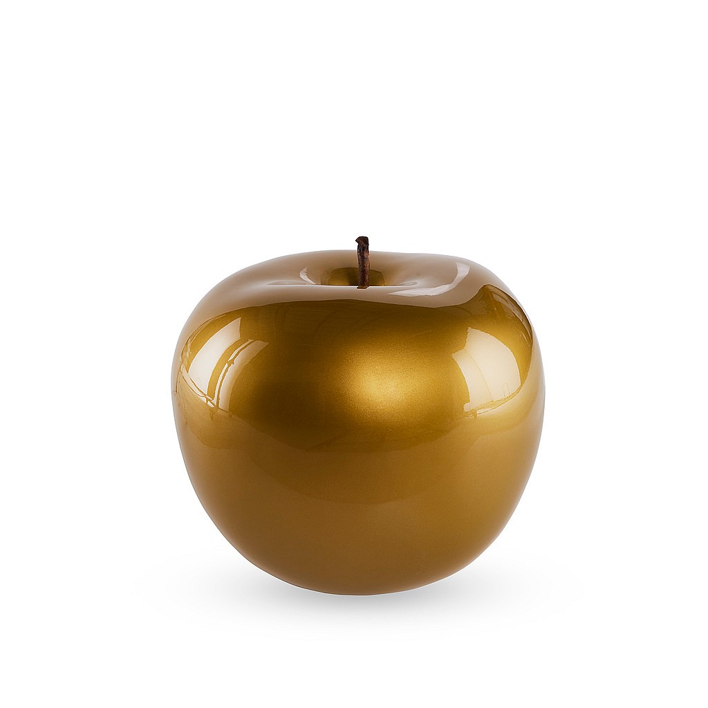Gold metallic apple, Andrew Martin
