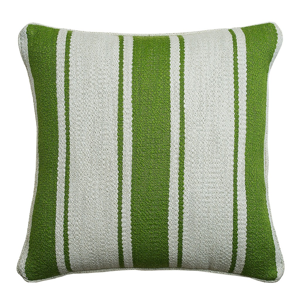 'Mountain Stripe' cushion, meadow, Andrew Martin