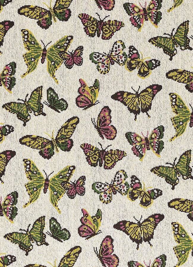 'Butterfly Epingle' fabric, spring, Schumacher