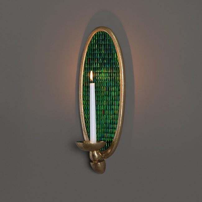 'Scarab' candle sconce, Alexander Lamont + Miles
