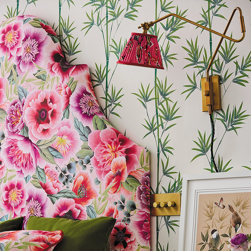 Artist Diane Hill's Harlequin fabric and wallpaper collection