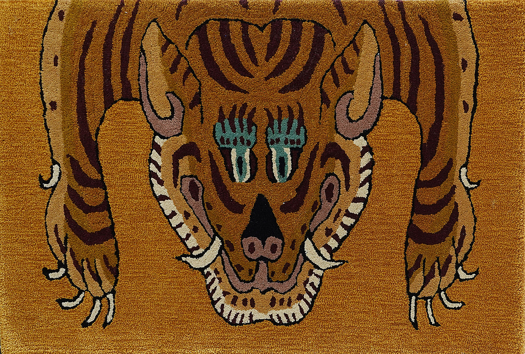 Enlightened-Tiger-Hand-Tufted-Area-Rug Sacco carpet