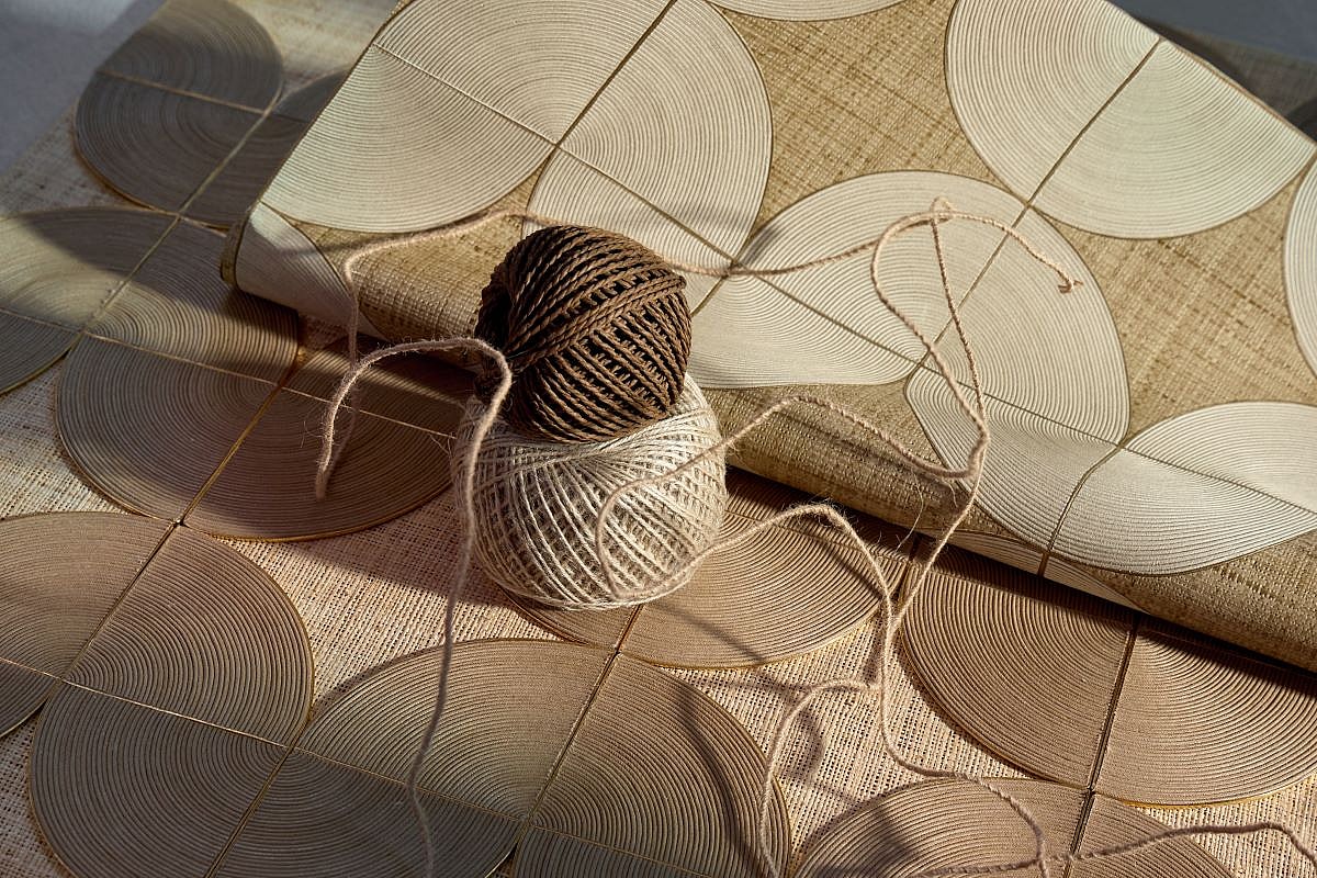 'Courbes' wallcovering, Elitis