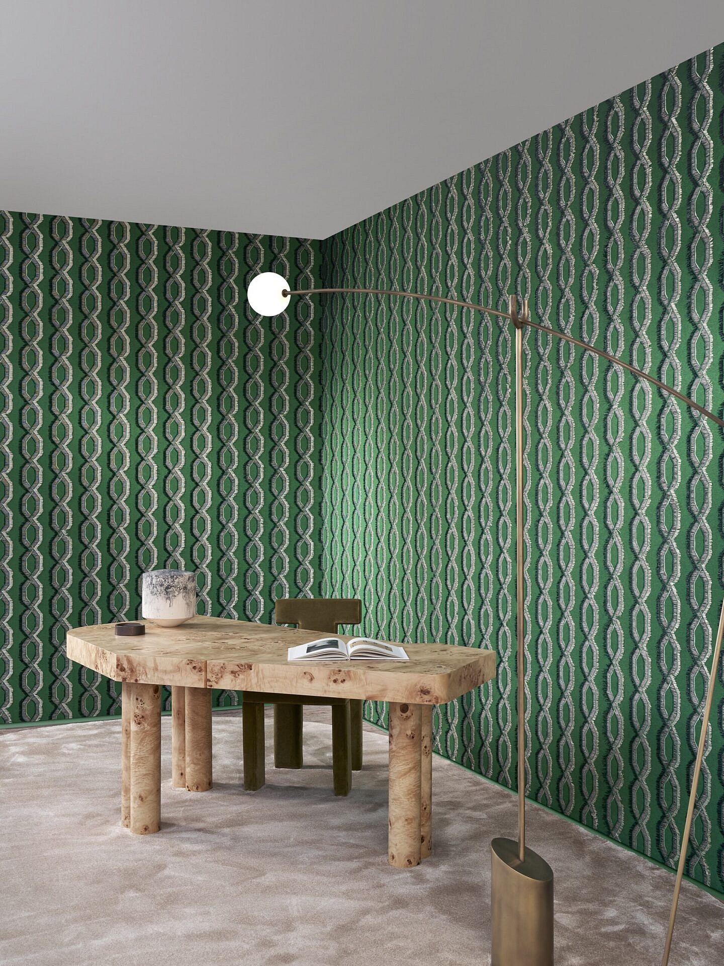 'Franges' wallcovering, Arte