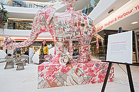 East Meets West - elephant designed by All For Love London at DCCH