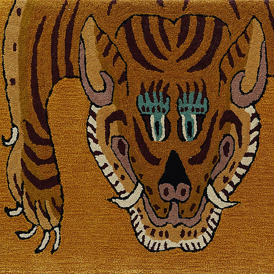 Enlightened-Tiger-Hand-Tufted-Area-Rug Sacco carpet