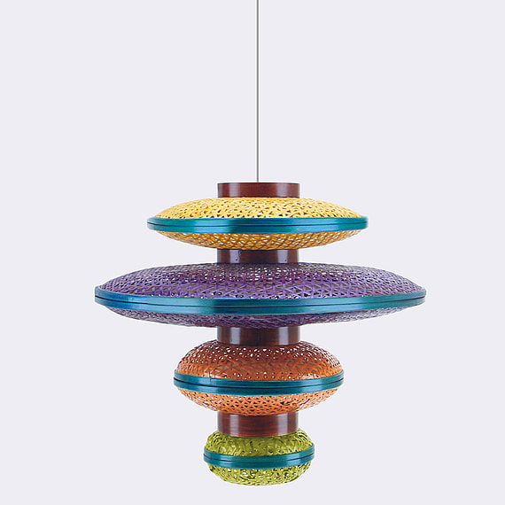 Mingyu - Parallel Bamboo - Chandelier, bamboo, Mingyu Xu - Formed with Future Heritage