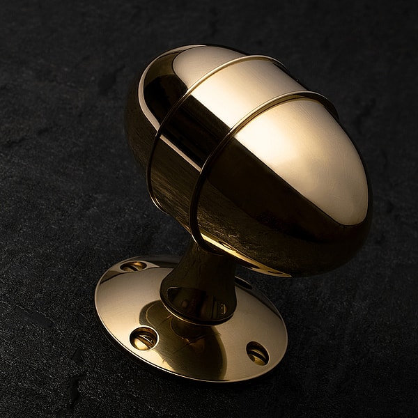 'Banded Egg' doorknob, Turnstyle Designs