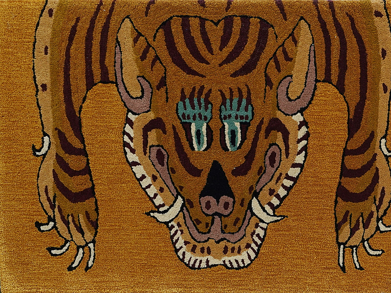 'Enlightened Tiger' custom-made rug, Sacco Carpet