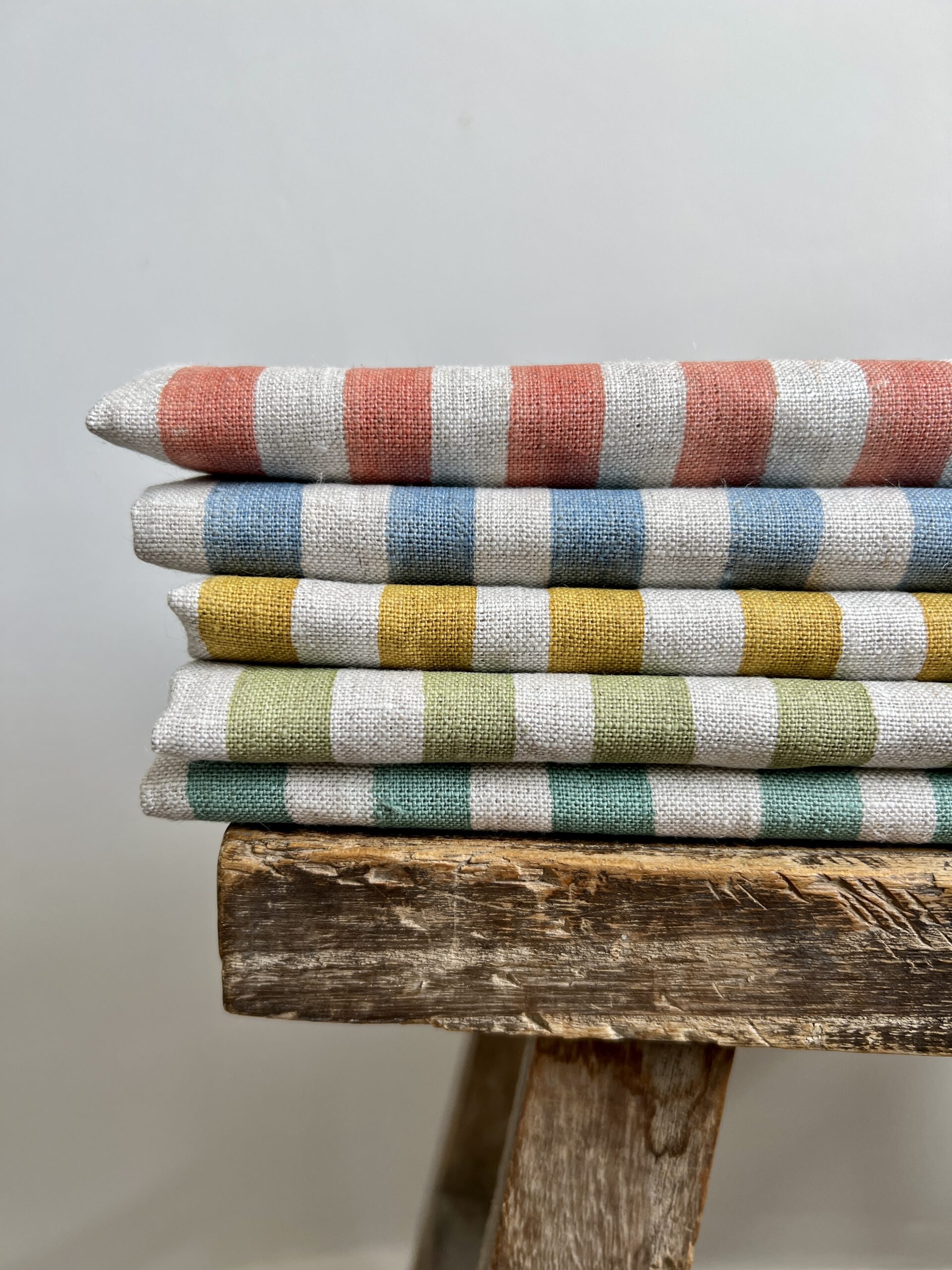 'Ida Stripe', Fabric, Mixed colours, Nichola Taylorson