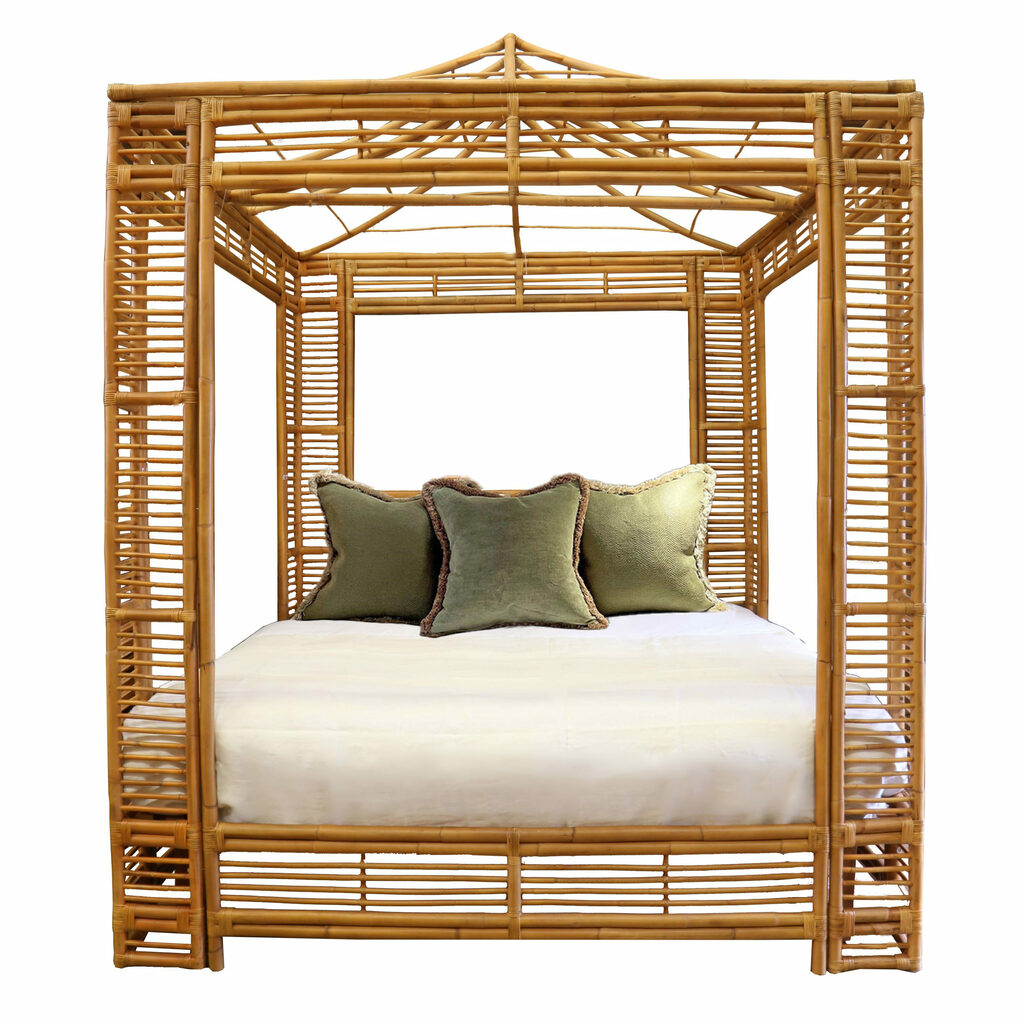 'Oscar' rattan bed, Paolo Moschino Ltd