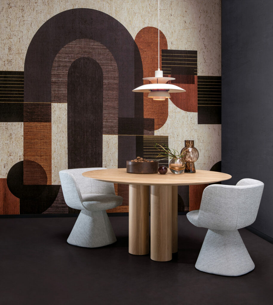 'Cas 71' panoramic wallcovering, Omexco at Lelievre Paris