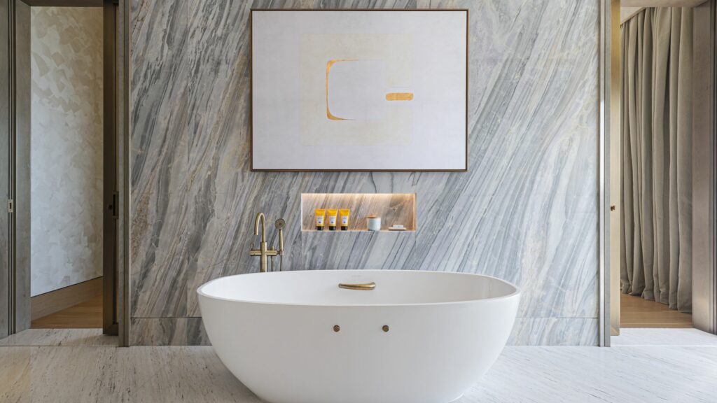 'Barcelona' bath, Victoria + Albert at House of Rohl (pictured in the Royal Penthouse at Jumeirah Al Naseem)