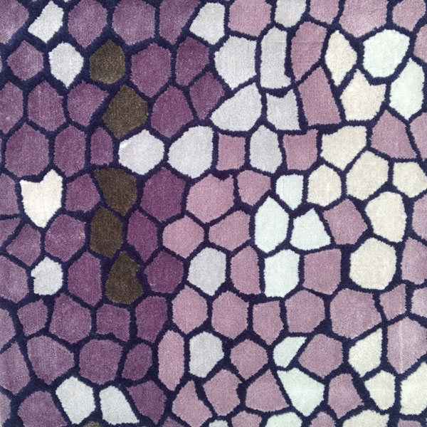 Purple Mosaic Stark Carpet