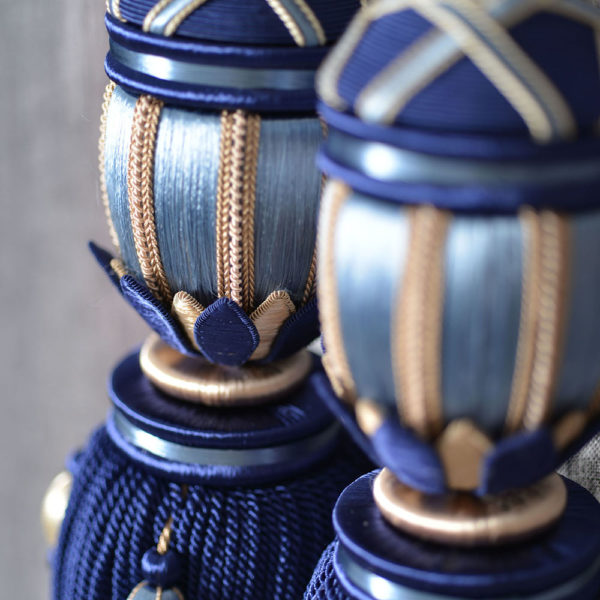 'Embrace' tiebacks inspired by Faberge eggs, Houles