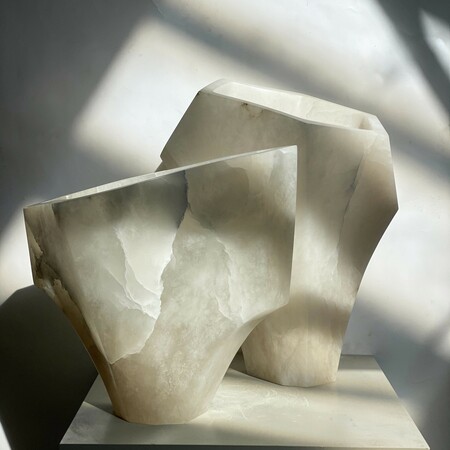'Vault Vessels' translucent Iberian alabaster, Tom Palmer
