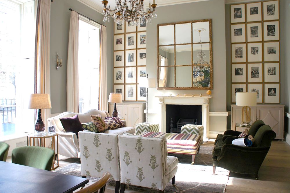 A sitting room scheme by Lucy Elworthy